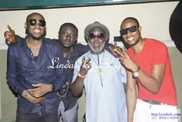 Photos: 2Face, Blackface & Faze Reconciled By Ex-Militant Leader, Ateke Tom